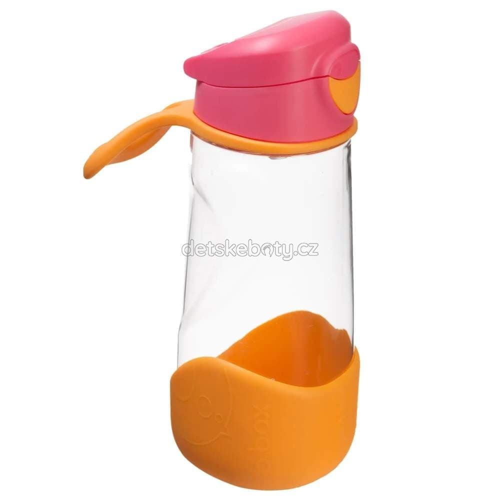 b.box 606 Sport lahev na pití 450 ml - růžová/oranžová - náhled 3
