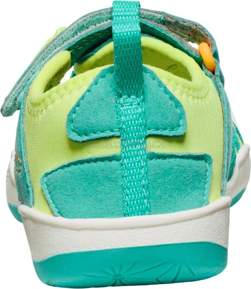 Dětské sandály Keen Moxie sandal children bright aqua/bright marigold Velikost: 25-26 - náhled 2