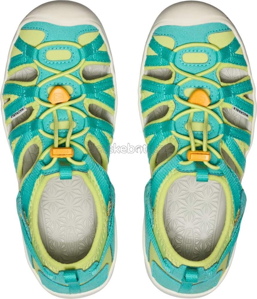 Dětské sandály Keen Moxie sandal youth bright aqua/bright marigold Velikost: 34 - náhled 3