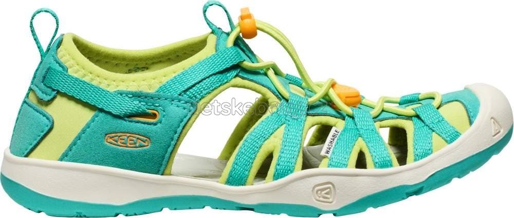 Dětské sandály Keen Moxie sandal youth bright aqua/bright marigold Velikost: 34 - náhled 5