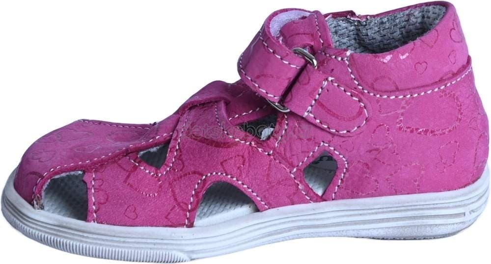 Dětské sandály Boots4U T 018 V růžová potisk Velikost: 19 - náhled 3