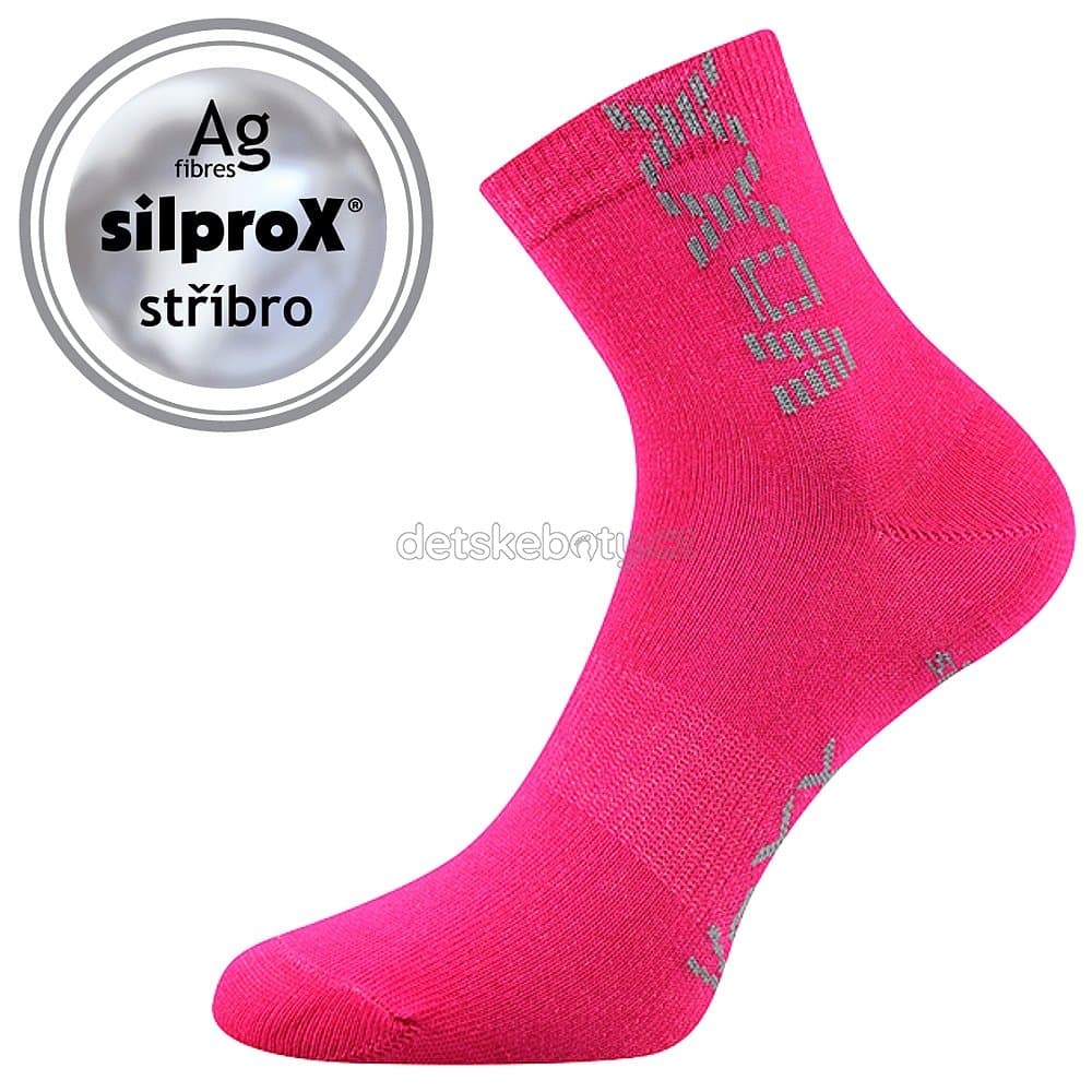 Dětské ponožky VoXX Adventurik magenta Velikost: 20-24 - náhled 2