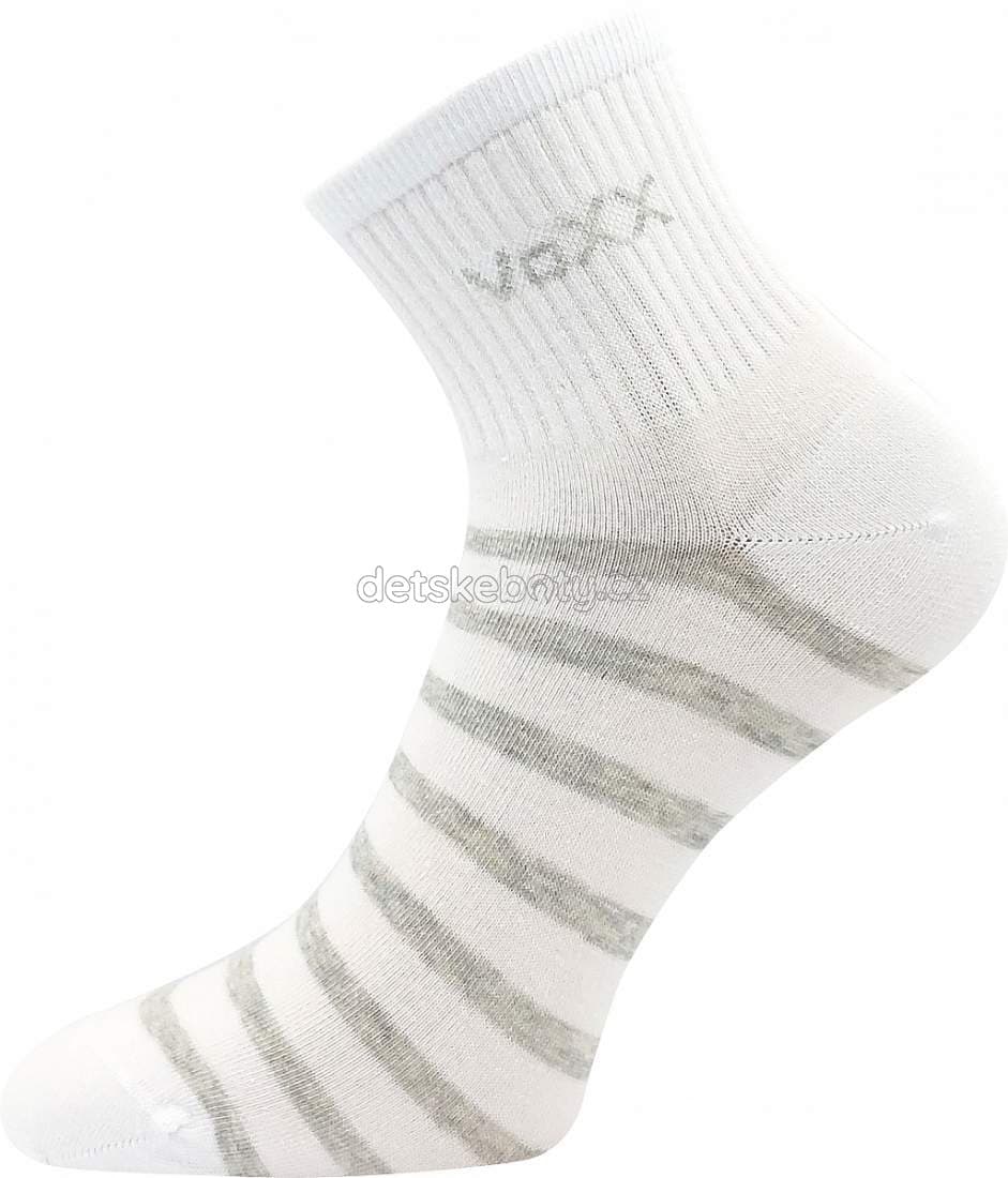 Ponožky VoXX Boxana pruhy bílá Velikost: 39-42