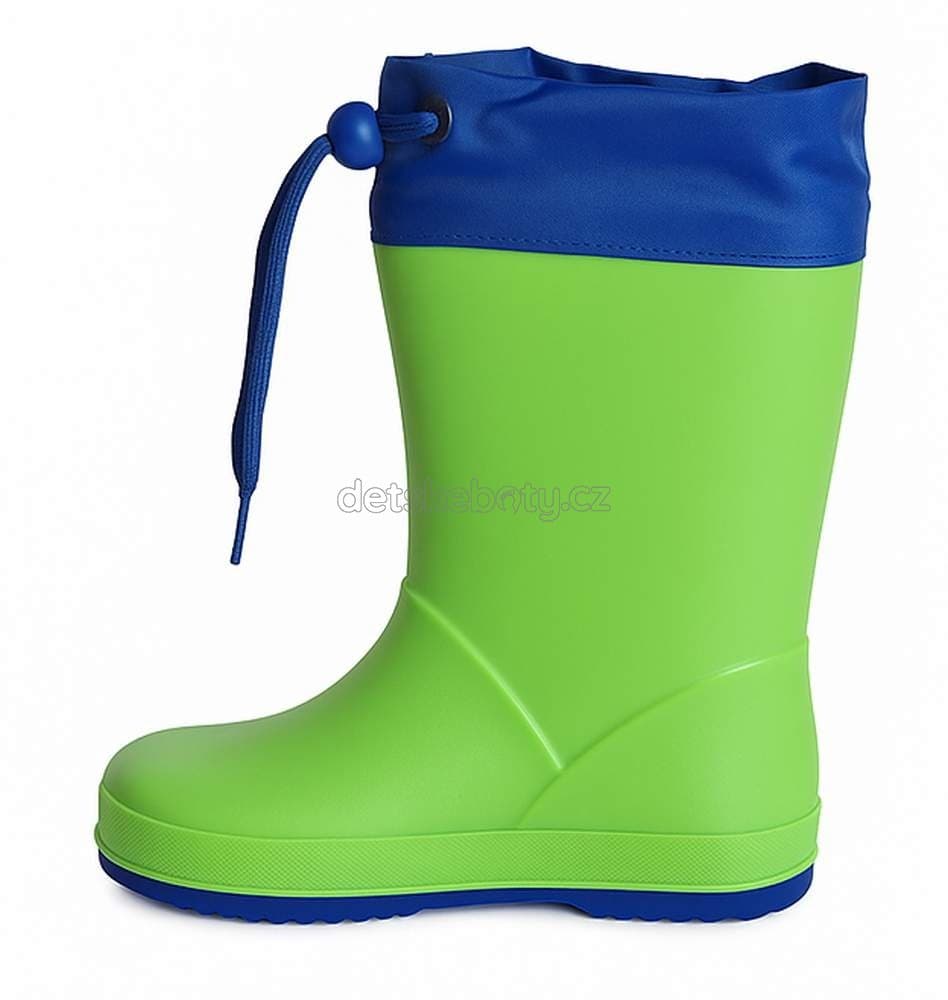 Dětské holinky Coqui lime/royal Velikost: 25 - náhled 2