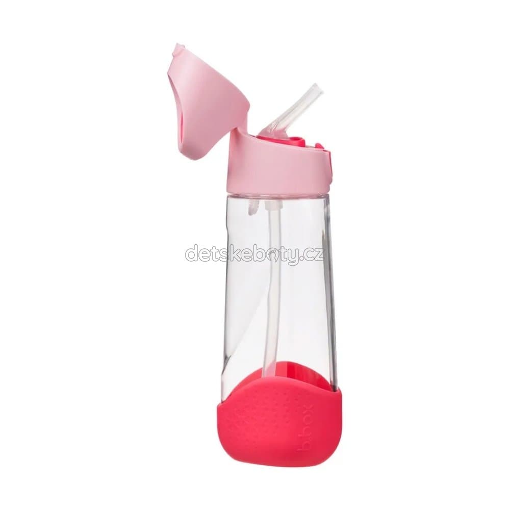 b.box 500549 Lahev na pití s brčkem 600 ml - flamingo fizz - náhled 3