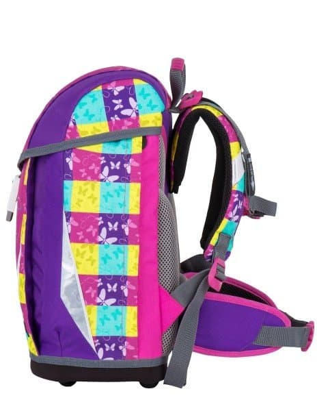 Bagmaster POLO 7 A školní batoh / aktovka - barevný motýl - náhled 3