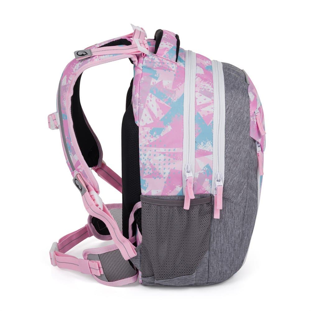 Bagmaster PORTO 24 B školní batoh – růžovo-modrý - náhled 3