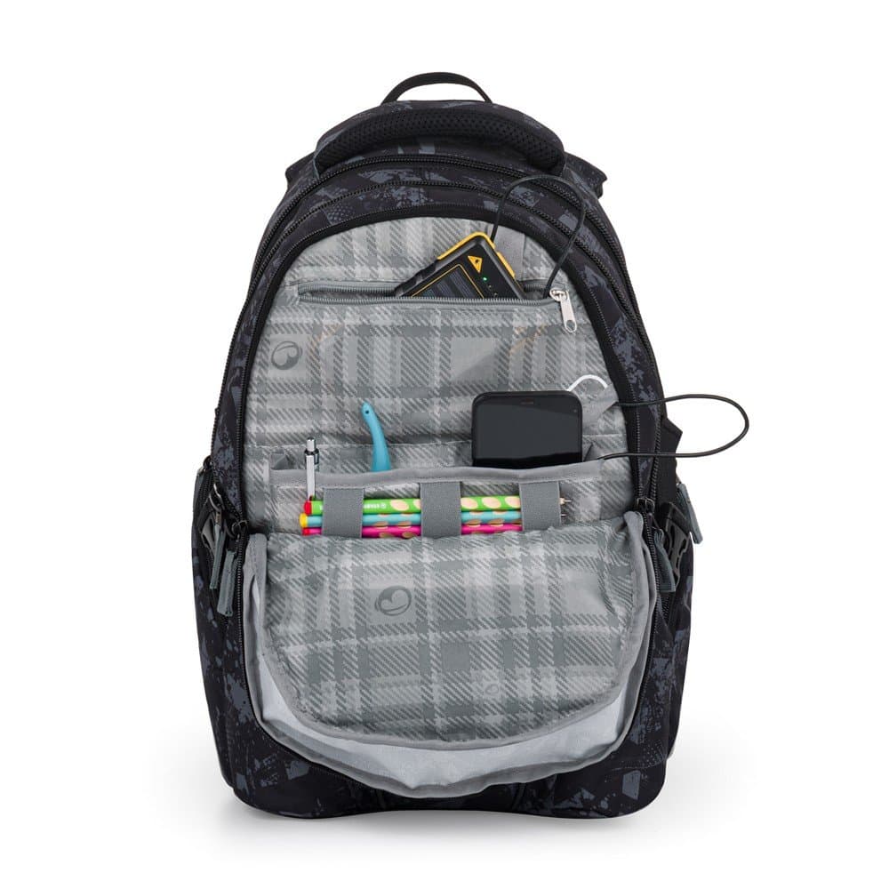 Bagmaster BAG 24 B studentský batoh – šedý - náhled 2