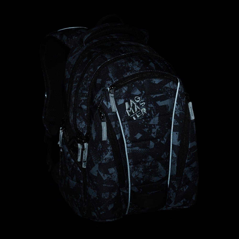 Bagmaster BAG 24 B studentský batoh – šedý - náhled 3
