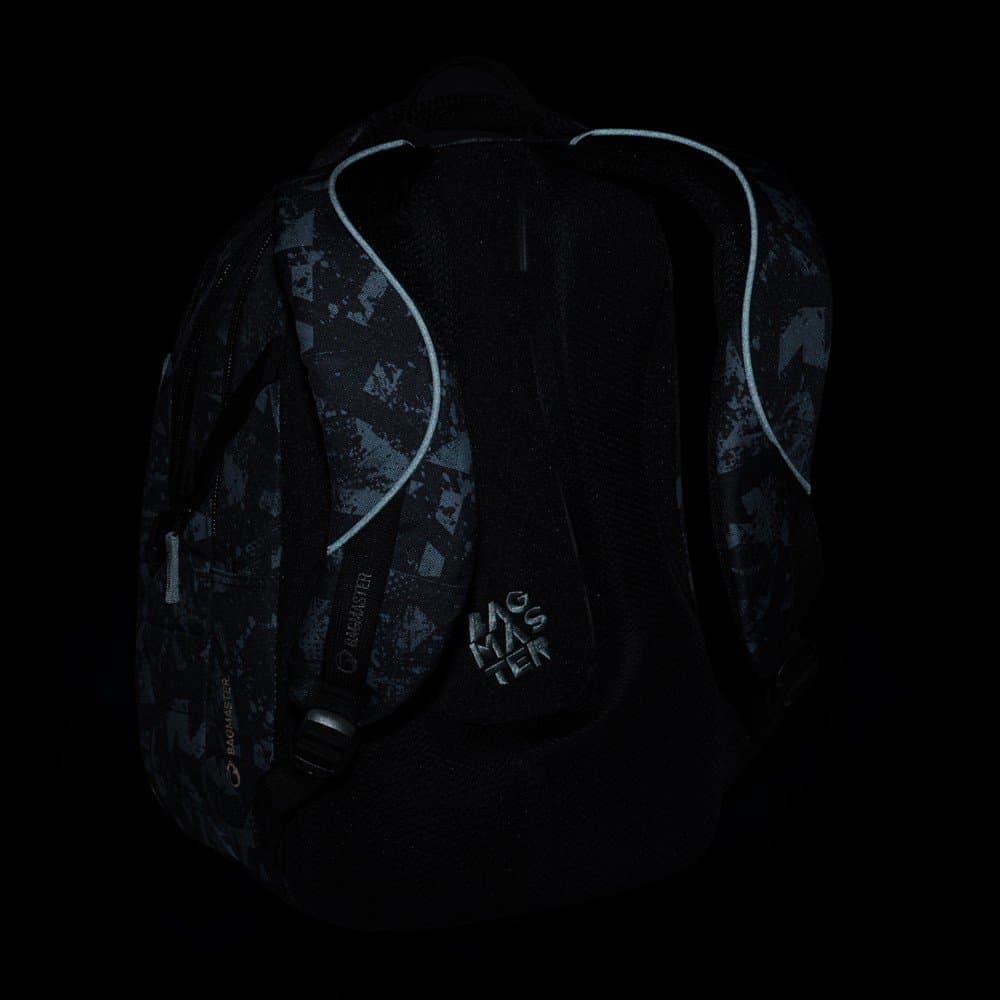 Bagmaster BAG 24 B studentský batoh – šedý - náhled 4