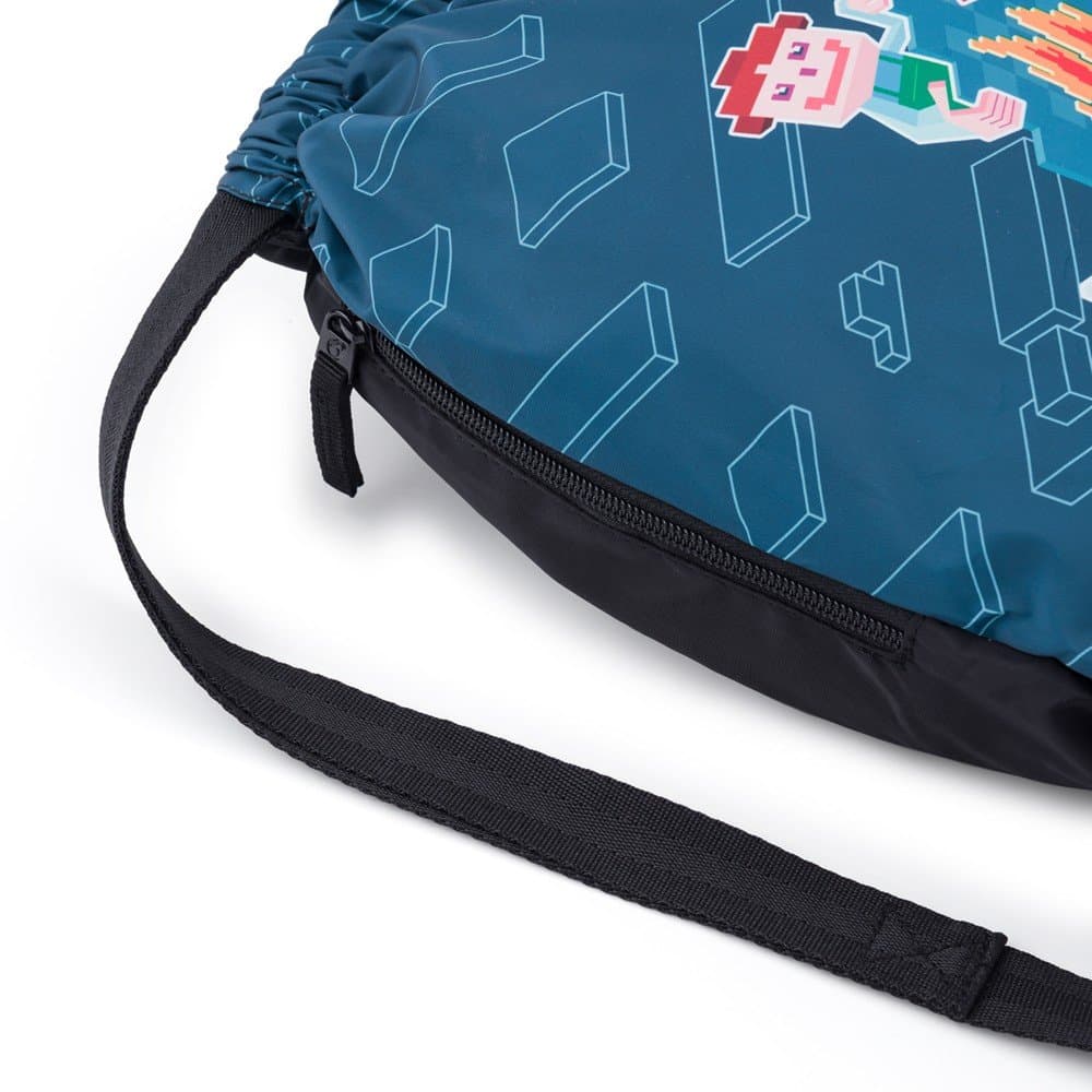 Bagmaster SÁČEK LUMI 24 E školní na přezůvky / tělocvik – kostičková říše - náhled 3