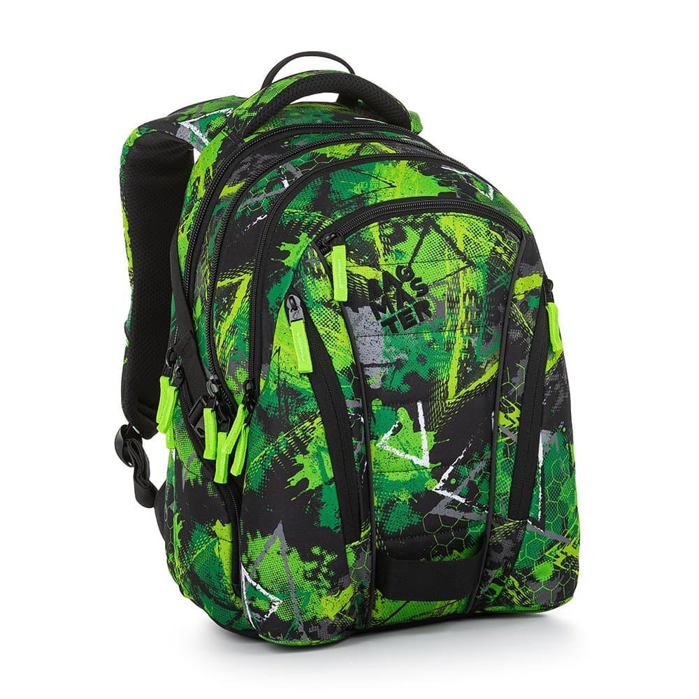 Bagmaster BAG 23 A studentský batoh - zeleno černý - náhled 1