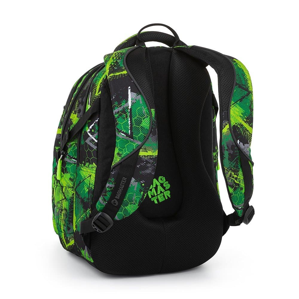 Bagmaster BAG 23 A studentský batoh - zeleno černý - náhled 5