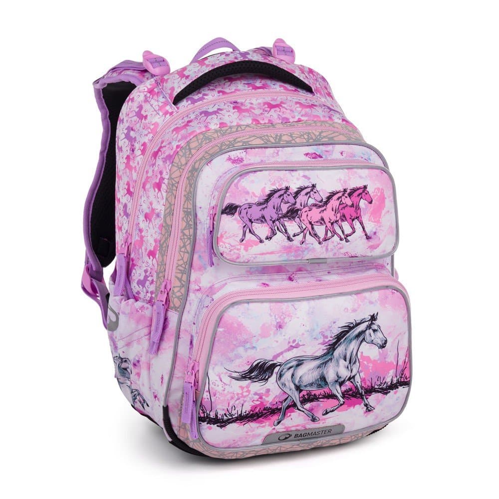 bagmaster DOPI 24 A školní batoh – koně - náhled 1