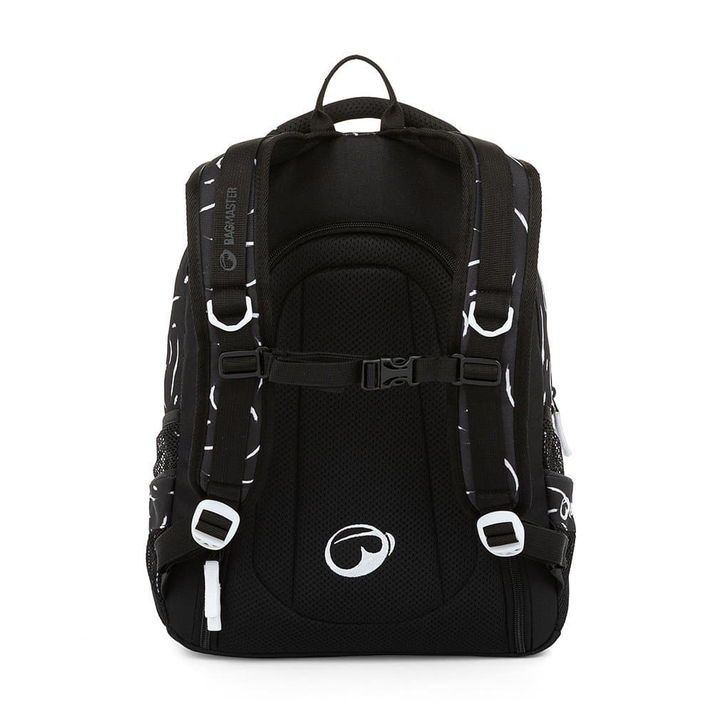 Bagmaster DIGITAL 23 A studentský batoh - černo bílý - náhled 4