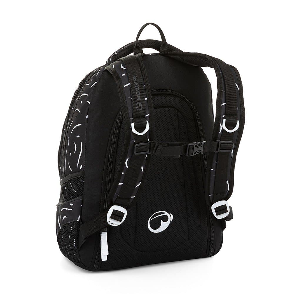 Bagmaster DIGITAL 23 A studentský batoh - černo bílý - náhled 5