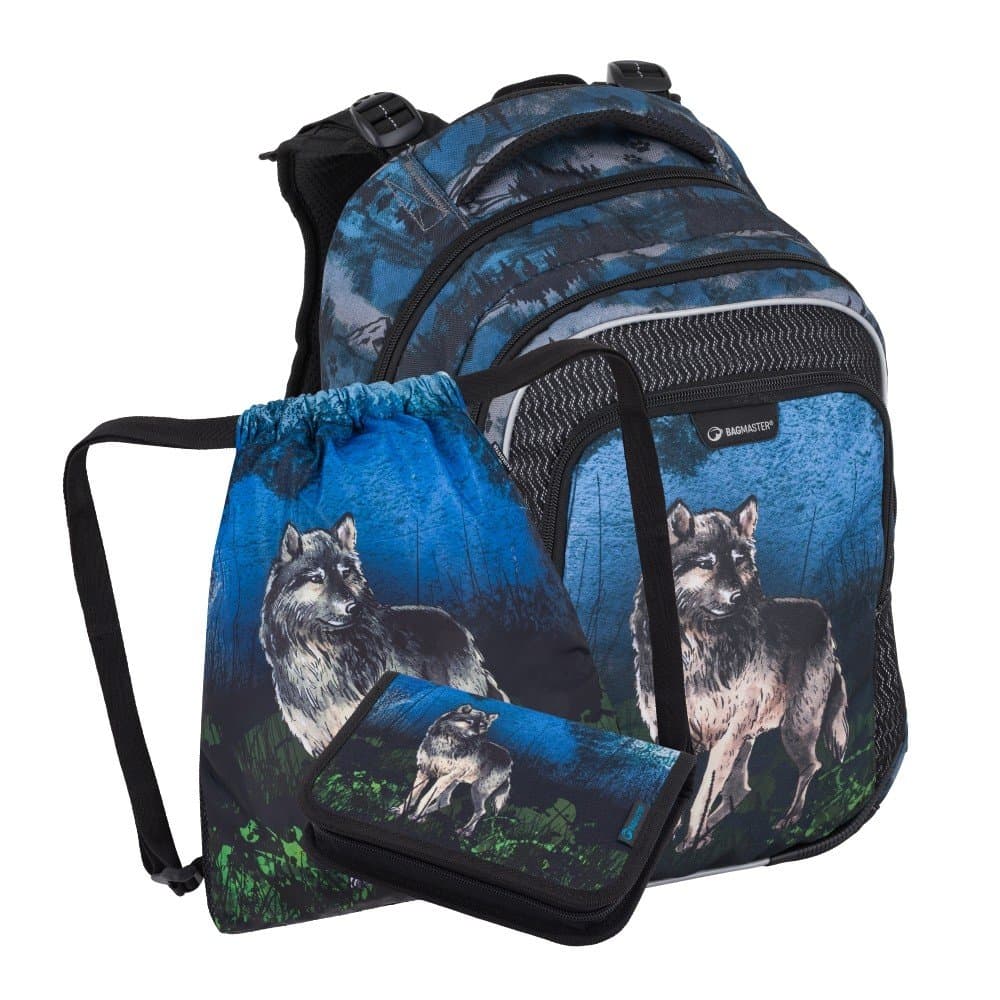 Bagmaster LUMI 24 F malý školní set pro prvňáčky – vlk - náhled 1
