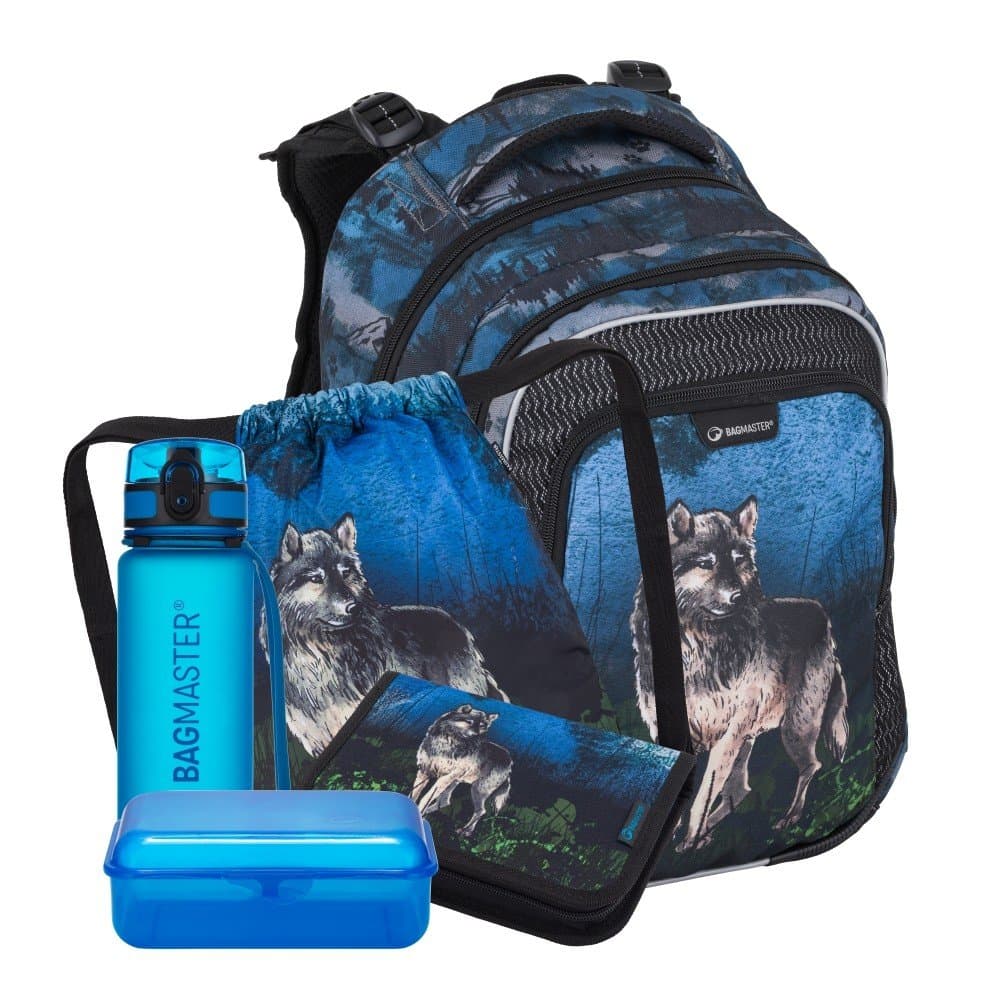 Bagmaster LUMI 24 F velký školní set pro prvňáčky – vlk - náhled 1
