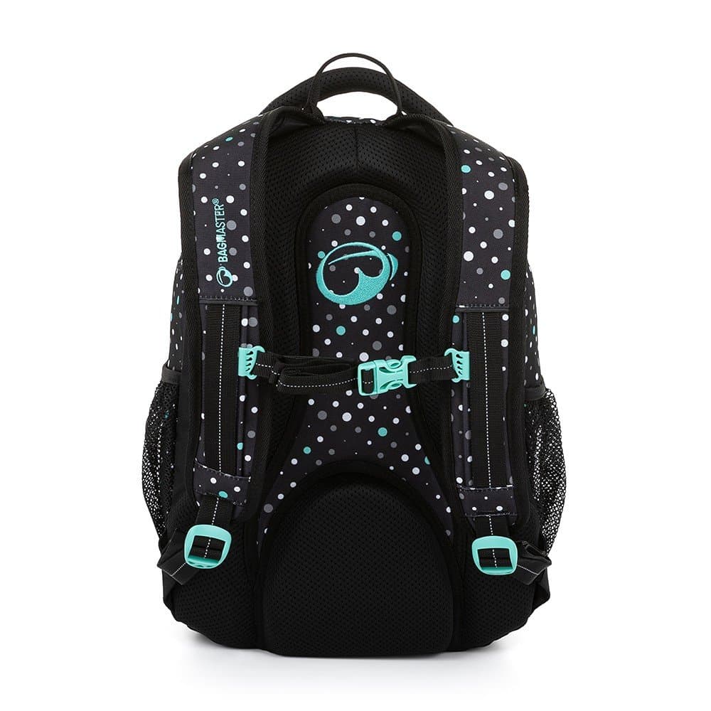 Bagmaster SET SUPERNOVA 23 A studentský set - černo tyrkysový - náhled 5