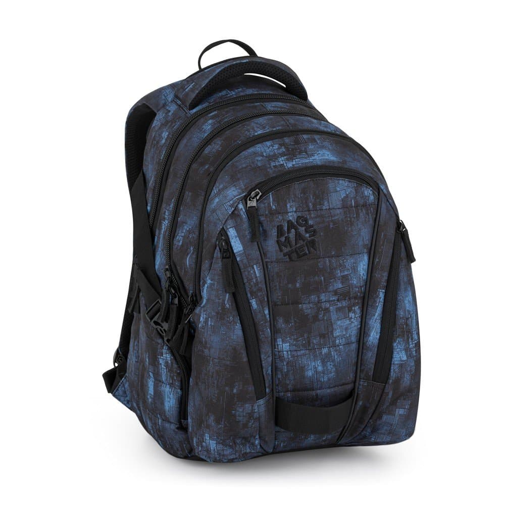 Bagmaster BAG 25 B studentský batoh – černo-modrý - náhled 1