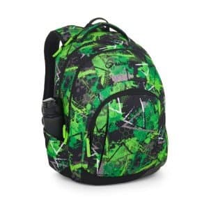 Bagmaster LINCOLN 25 A studentský batoh – zeleno-černý - náhled 5