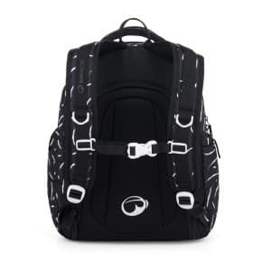 bagmaster NOMAD 25 A studentský batoh – černo-bílý - náhled 3