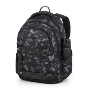bagmaster NOMAD 25 B studentský batoh – černo-šedý - náhled 5