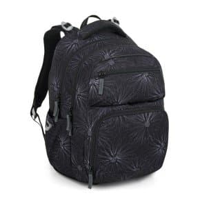 Bagmaster ZIPSTER 25 A studentský set – černý s bílými květy - náhled 2