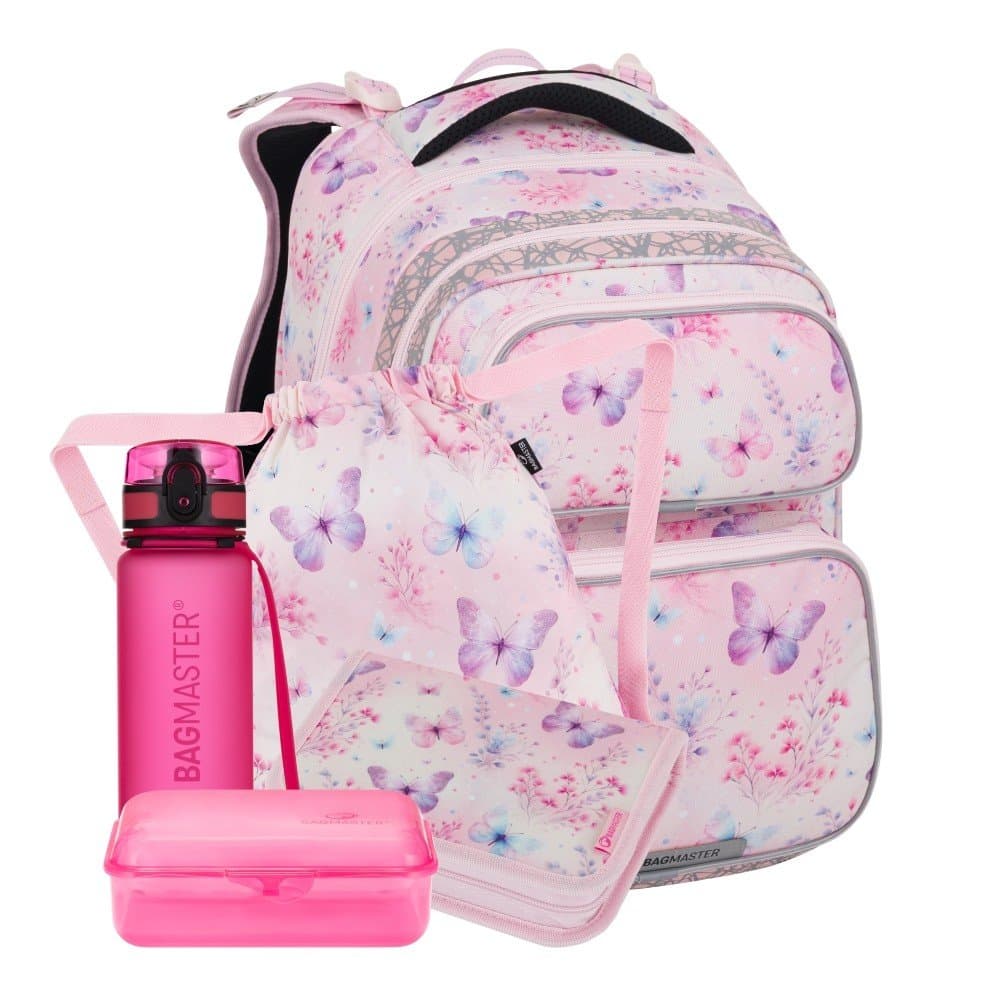 Bagmaster DOPI 25 A velký školní set pro prvňáčky – motýlci - náhled 1