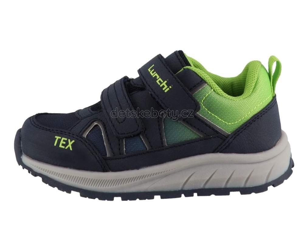 Dětské celoroční boty Lurchi 95L0083005 navy-lime Velikost: 28 - náhled 1