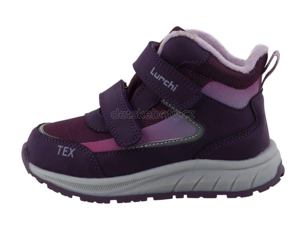 Dětské celoroční boty Lurchi 95L0083009 purple-flieder Velikost: 29 - náhled 5