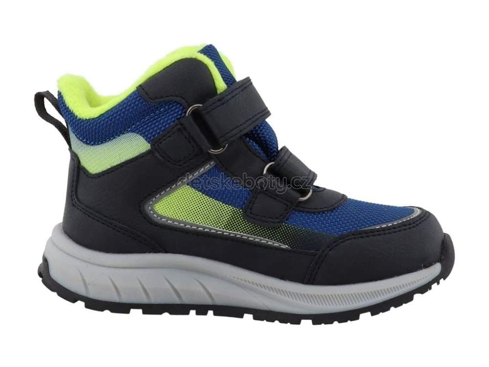 Dětské celoroční boty Lurchi 95L0083009 navy-lime Velikost: 29 - náhled 3