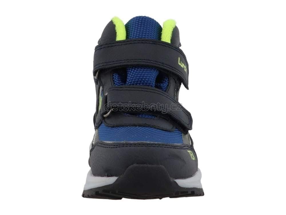 Dětské celoroční boty Lurchi 95L0083009 navy-lime Velikost: 29 - náhled 4