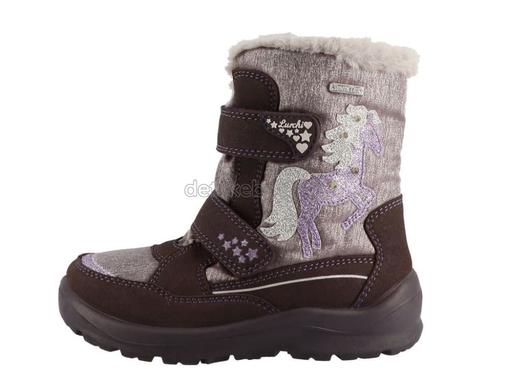 Dětské zimní boty Lurchi 63L1073004 aubergine Velikost: 26 - náhled 1