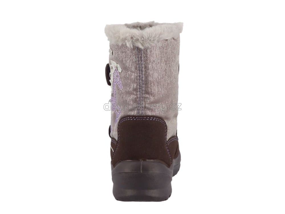Dětské zimní boty Lurchi 63L1073004 aubergine Velikost: 26 - náhled 4
