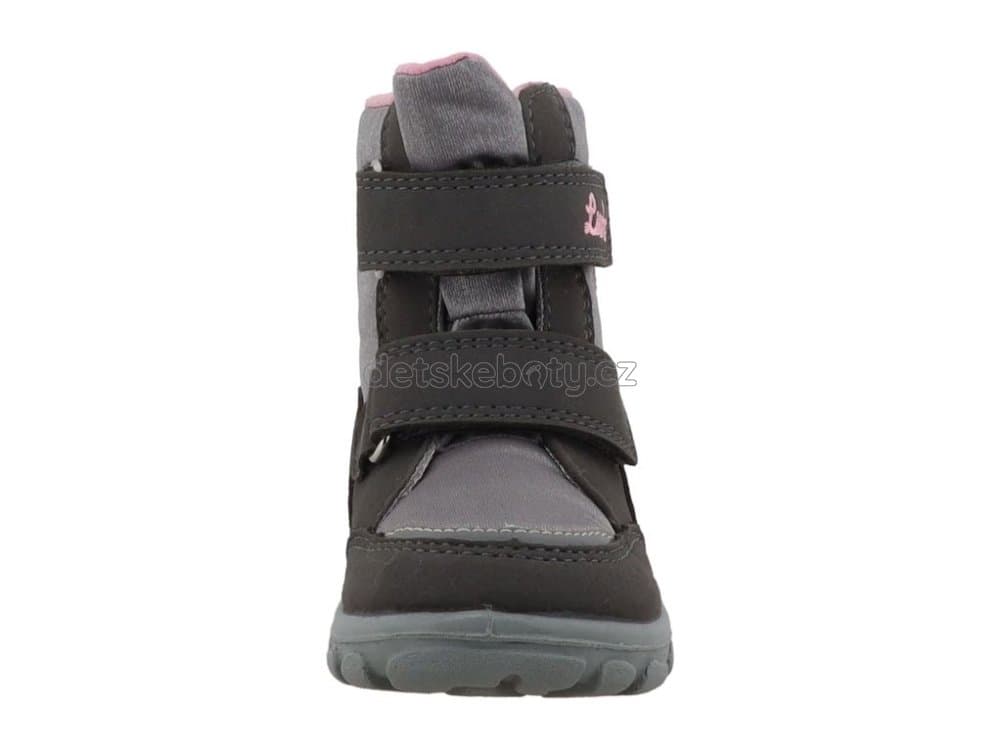 Dětské zimní boty Lurchi 63L1083001 grey-pink Velikost: 22 - náhled 2
