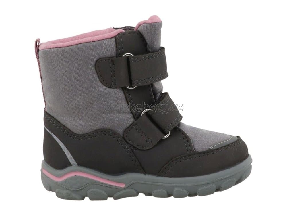 Dětské zimní boty Lurchi 63L1083001 grey-pink Velikost: 22 - náhled 3
