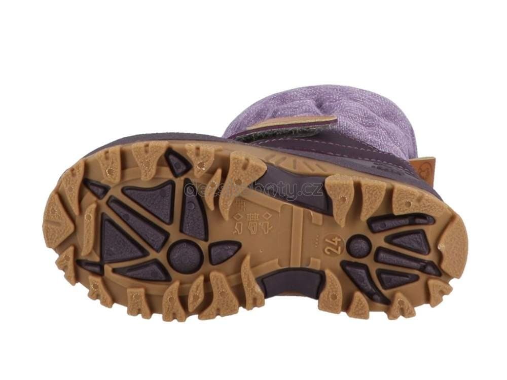 Dětské zimní boty Lurchi 63L6013002 viola Velikost: 27 - náhled 4