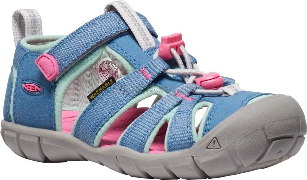 Dětské sandály Keen Seacamp II CNX children coronet blue/hot pink Velikost: 30 - náhled 1