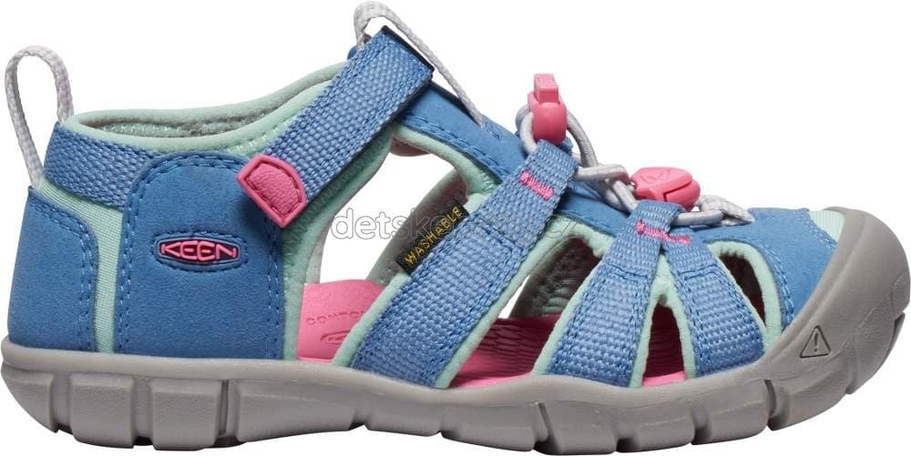Dětské sandály Keen Seacamp II CNX children coronet blue/hot pink Velikost: 30 - náhled 5