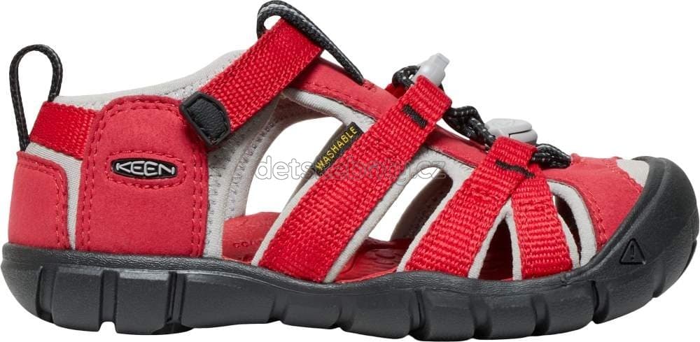 Dětské sandály Keen Seacamp II CNX children ribbon red/alloy Velikost: 30 - náhled 4