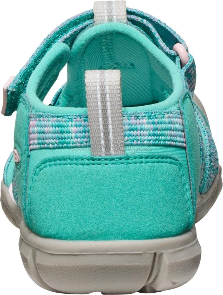 Dětské sandály Keen Seacamp II CNX youth bright aqua/pink-a-boo Velikost: 37 - náhled 2