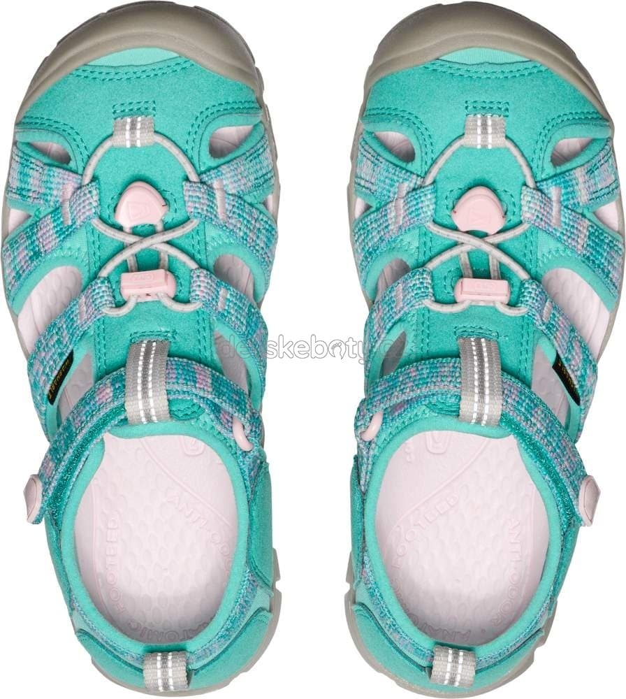 Dětské sandály Keen Seacamp II CNX youth bright aqua/pink-a-boo Velikost: 37 - náhled 3