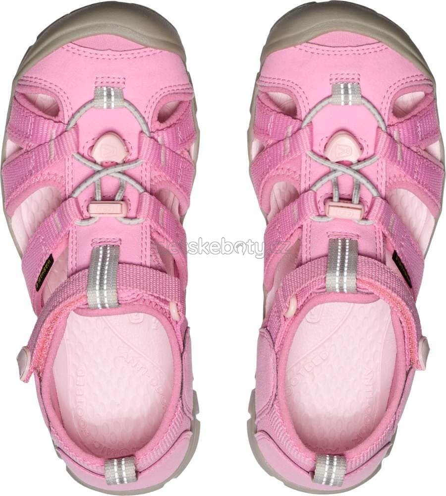 Dětské sandály Keen Seacamp II CNX youth moonlite mauve/pink-a-boo Velikost: 35 - náhled 3