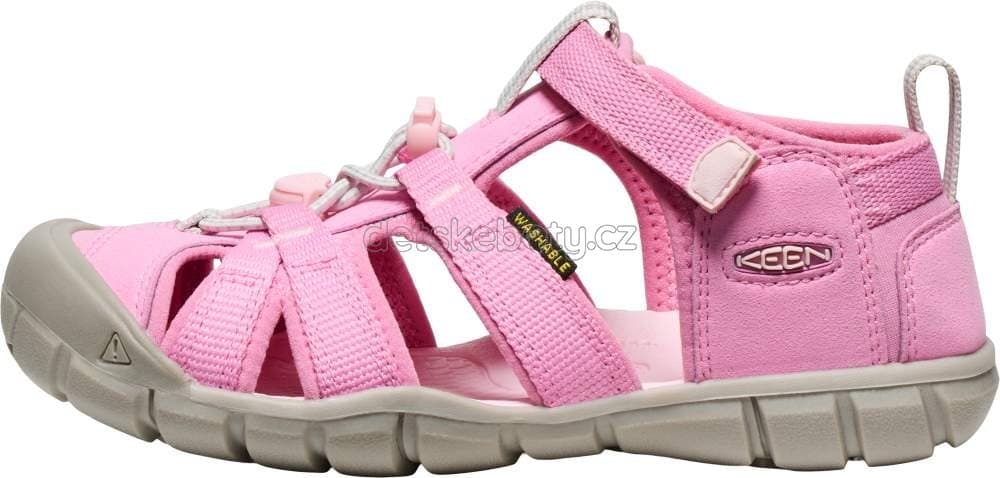 Dětské sandály Keen Seacamp II CNX youth moonlite mauve/pink-a-boo Velikost: 35 - náhled 4