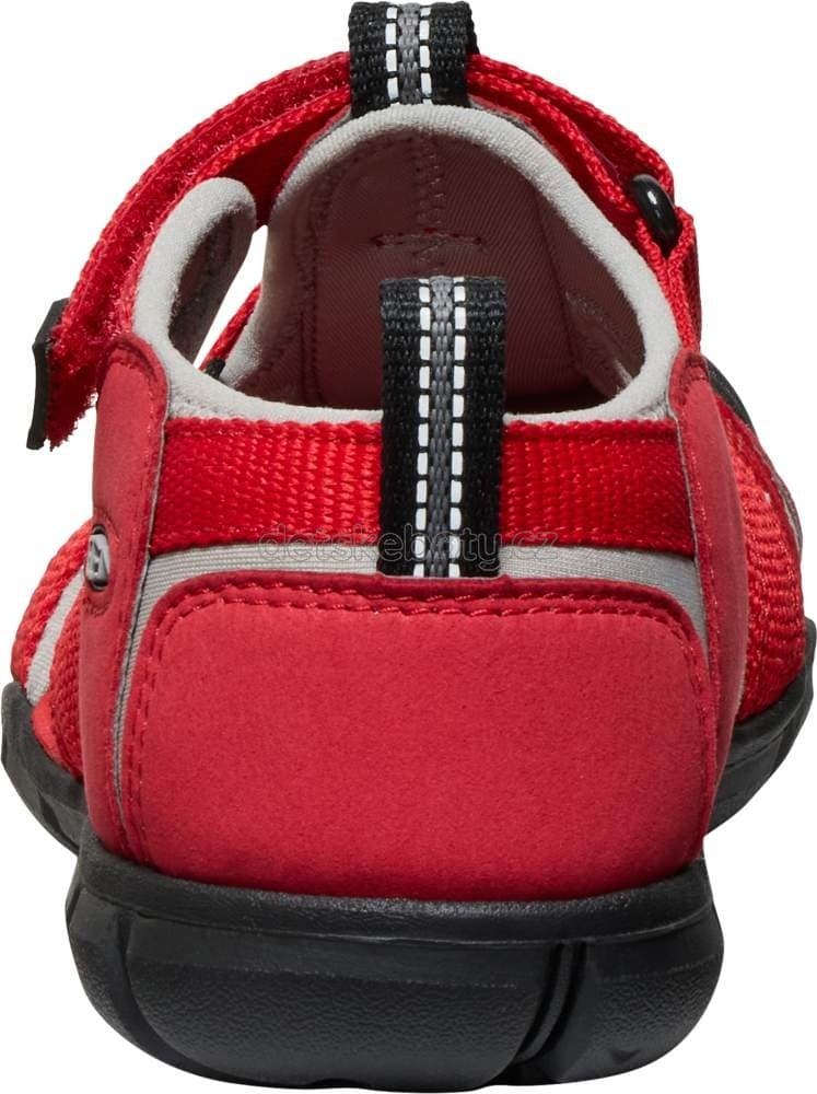 Dětské sandály Keen Seacamp II CNX youth ribbon red/alloy Velikost: 32-33 - náhled 2
