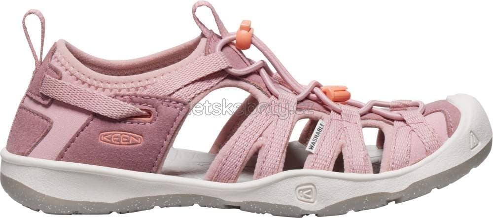 Dětské sandály Keen Moxie sandal youth nostalgia rose/papaya punch Velikost: 32-33 - náhled 4