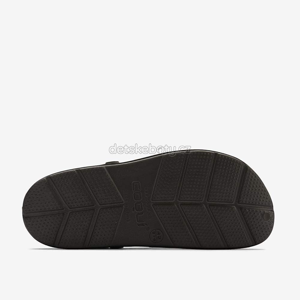 Dětské plážovky Coqui 6413 antracit camo/black Velikost: 41 - náhled 2