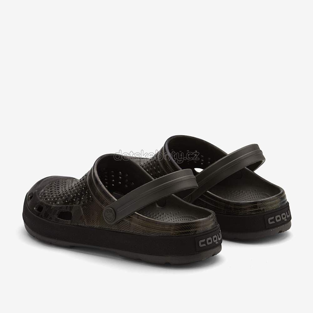 Dětské plážovky Coqui 6413 antracit camo/black Velikost: 41 - náhled 4