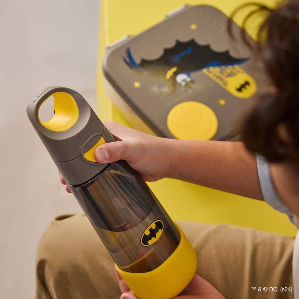 b.box 0915 Lahev na pití s brčkem 600 ml - Batman - náhled 2